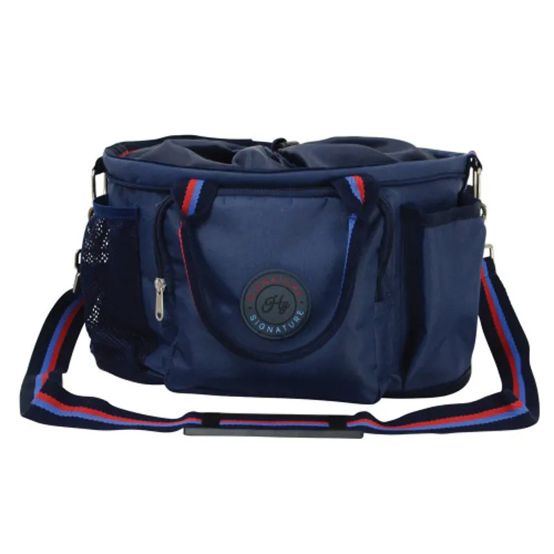 HY Signature Grooming Bag Navy/Red
